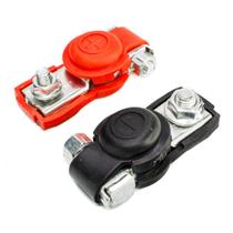 Terminal Bateria Positivo + Negativo com Isolador Cabo 10mm a 25mm - DNI7573