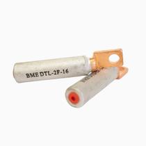 Terminal Conector Bimetálico Olhal Quadrado DTL-2F - 16MM para Conexões Elétricas Terminal Conector Bimetálico Olhal Quadrado DTL-2F - 16MM para Conexões Elétricas