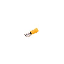 Terminal Conector Pré-Isolado Fêmea PZ-FDV5-250 4 - 6mm Amarelo 100 Peças Penzel