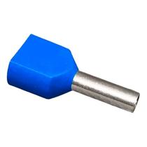 Terminal Conector Pré-Isolado Tubular Duplo PZ-TE2510 2,5mm Azul 100 Peças Penzel