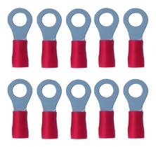 Terminal Conector Pré Isolado Vermelho Olhal 1,5mm 100 Peças