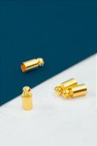 Terminal Copinho 4,0mm Banho de Ouro - 01 Unidade