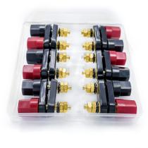 Terminal de alto-falante Banana Plug Connector 4 mm de cobre (6 unidades)