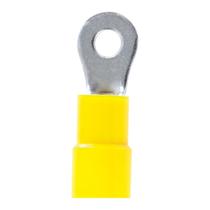 Terminal de anel de vinil Jandorf 60840 de calibre 12-10 amarelo