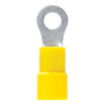 Terminal de anel de vinil Jandorf 60996 amarelo de calibre 12-10