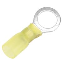 Terminal de anel termorretrátil Pacer 12-10 AWG 3/8, tamanho de pino, pacote com 25