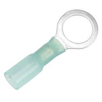 Terminal de anel termorretrátil Pacer 16-14 AWG 3/8, tamanho de pino, pacote com 25