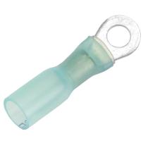 Terminal de anel termorretrátil Pacer 16-14 AWG 8, tamanho do pino, pacote com 25