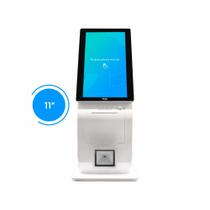 Terminal de Atendimento Kiosk MK 11 Celeron J6412 Tela Touch 11,6” Leitor com Sensor de Presença Impressora 250MM/S