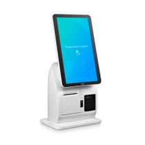 Terminal de Atendimento Mini Kiosk MK 15 Celeron J4125 Tela Touch 15.6” Leitor com Sensor de Presença Impressora 250MM/S