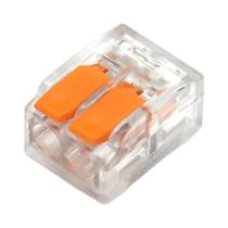 Terminal De Conexão Rápida Transparente De 3 Portas, 10 Peças, Tipo Pressão, Conector De Fios,