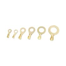 Terminal De Crimpagem De Anel De Cobre Isolado Dourado, Conector De Fio À Prova d'Água, Kit