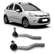 Terminal de Direção Citroen C3 Dianteiro 2013 Até 2020 O Par