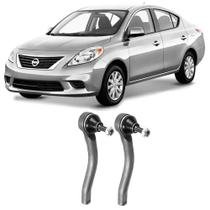 Terminal de Direção Nissan Versa Dianteiro 2011 Até 2017 O Par