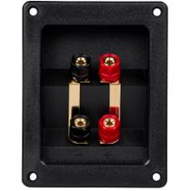 Terminal de fio de alto-falante Cup Binding Post Banana Jack Parts Express Gold Plated Bi-Amp Terminal de fio de alto-falante Cup Binding Post Banana Jack Parts Express Gold Plated Bi-Amp