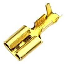 Terminal de fio fêmea com trava 6,3 mm