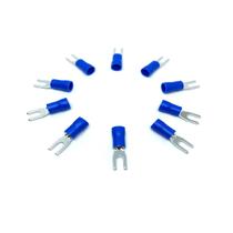 Terminal de forquilha 10mm PCT 10un. BULLZ AUDIO BBS8BP