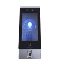 Terminal de Reconhecimento Facial Hikvision DS-K1T671MF-L com Cartão Mifare, Biometria e IP65