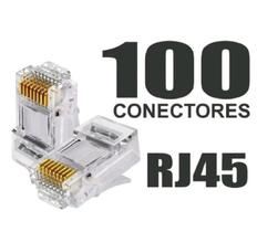 TERMINAL DE REDE - CONECTOR RJ45 P/CABO LAN 8x8 CAT5E 5+ C/100un