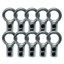 Terminal de Reparo Argola Cabo de Aço Academia 10 Unidades