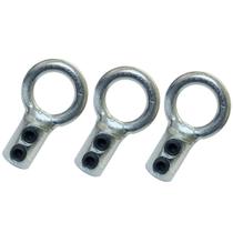 Terminal de Reparo Argola Cabo de Aço Academia - 3 Unidades