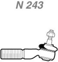 Terminal dir f250/f350 99/ l/e curto barra longa ref orig 2c353290ba - NAKATA Terminal dir f250/f350 99/ l/e curto barra longa ref orig 2c353290ba - NAKATA