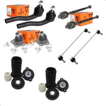 Terminal Direção+Kit Suspensão Mobi Siena Palio Fiorino Uno