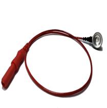 Terminal Eletrodo de EMG PE Highlander Cabo 25cm Vermelho