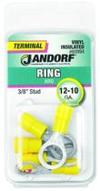 Terminal eletrônico Jandorf 60994 Vinyl Ring 12-10 Gauge Terminal eletrônico Jandorf 60994 Vinyl Ring 12-10 Gauge