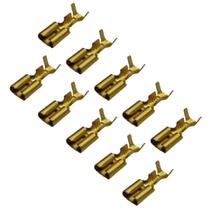 Terminal Encaixe para Falante Fêmea 4,7mm sem Trava Pacote 10 Unidades Terminal Encaixe para Falante Fêmea 4,7mm sem Trava Pacote 10 Unidades