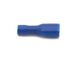 Terminal Faston Fêmea Totalmente Isolado em PVC 16-14 AWG 1.1 á 2.5mm Azul - FE1614-1TI - Eletro Service