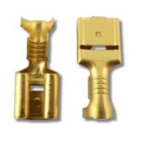 Terminal Fêmea 6,3 c/ Trava p/ Fio até 2,5mm - pacote 100un Terminal Fêmea 6,3 c/ Trava p/ Fio até 2,5mm - pacote 100un