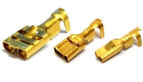 Terminal Fêmea 6,3mm Falante 4,7mm E Mosquitinho Reforçados 100 De Cada Para Fios De 0,3 à 2,5mm Terminal Fêmea 6,3mm Falante 4,7mm E Mosquitinho Reforçados 100 De Cada Para Fios De 0,3 à 2,5mm