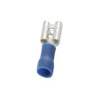 Terminal Fêmea Pré-Isolada 1,5mm² à 2,5mm² 100 Peças Em PVC Penzel Azul