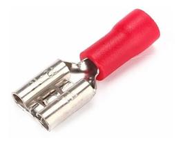 Terminal Fêmea Pré-Isolado 0,5Mm A 1,5Mm Vermelho - 200Un Terminal Fêmea Pré-Isolado 0,5Mm A 1,5Mm Vermelho - 200Un