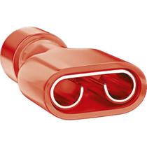 Terminal Femea Totalmente Isolado Nylon Sforplast 0,5 A 1,5Mm - Vermelho