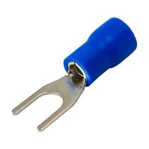 Terminal Forca 2,5mm Svs 2-4 Azul Sibratec Pacote C/ 100pçs