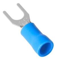 Terminal Forquilha Garfo Pré Isolado Azul 1,5 - 2,5mm 500un Terminal Forquilha Garfo Pré Isolado Azul 1,5 - 2,5mm 500un