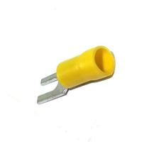 Terminal forquilha pre isolado 4 6mm amarelo sibratec