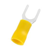 Terminal Forquilha Pré-Isolado Amarelo 4mm a 6mm 20 Pçs