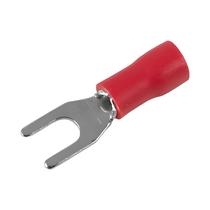 Terminal Forquilha Pré-Isolado Vermelho 0,5mm a 1,5mm 20 Pçs