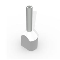 Terminal Ilhós Duplo Tub 2x0.5m9a Branco 100pç - Decorlux Terminal Ilhós Duplo Tub 2x0.5m9a Branco 100pç - Decorlux