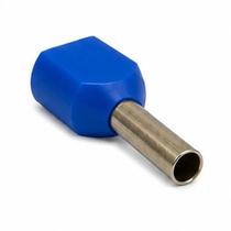 Terminal Ilhós Duplos Pré-Isolado 2,5mm² Condutor 10,0mm 100 Peças Penzel Azul Terminal Ilhós Duplos Pré-Isolado 2,5mm² Condutor 10,0mm 100 Peças Penzel Azul