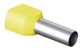Terminal Ilhos Simples 25mm Longo Amarelo - 100 Peças Terminal Ilhos Simples 25mm Longo Amarelo - 100 Peças