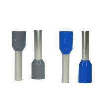 Terminal Ilhós Tubular Elétrico 2,5mm e 4,0mm 100 Unidades De Cada Conector Simples Tubolar Isolante Pré Isolado