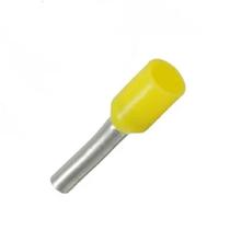 Terminal Ilhos Tubulares 4mm Curto Amarelo 28a - 100 Peças