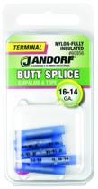 Terminal Jandorf 60856 Butt Splice, calibre 16-14, azul