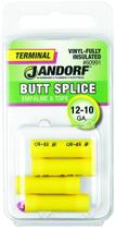 Terminal Jandorf 60991 Butt Splice, calibre 12-10, amarelo