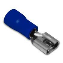 TERMINAL LINGUETA FEMÊA ISOLADO 1,5 A 2,5mm AZUL 100 Peças TERMINAL LINGUETA FEMÊA ISOLADO 1,5 A 2,5mm AZUL 100 Peças