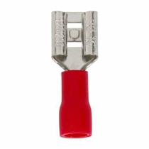 Terminal, luva fêmea, isolado, 0,5-1,5mm² 10A, cor vermelho KIT/50